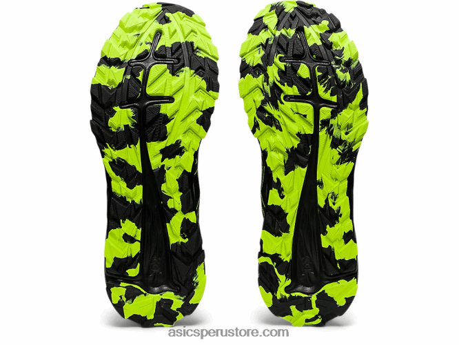 RPVB1582 negro/verde peligro Asics rastro de excitación de gel