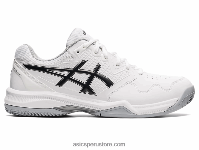 RPVB1583 blanco negro Asics gel-dedicate 7 arcilla