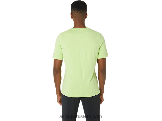 RPVB16 brezo verde lima Asics camiseta de manga corta hthr tech para hombre