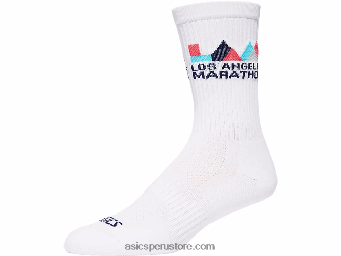 RPVB1613 blanco brillante Asics calcetines de la tripulación de lam