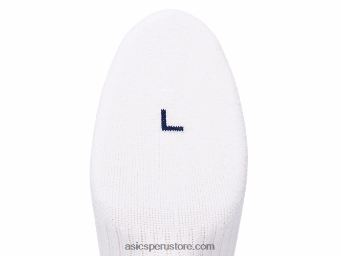 RPVB1613 blanco brillante Asics calcetines de la tripulación de lam