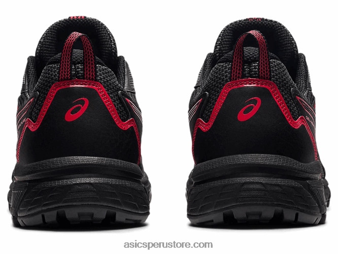 RPVB1621 negro/rojo eléctrico Asics empresa de gel 8