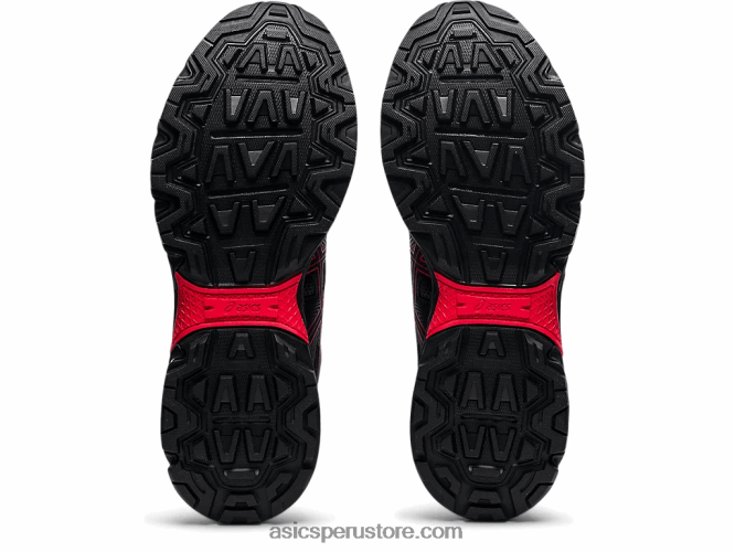 RPVB1621 negro/rojo eléctrico Asics empresa de gel 8