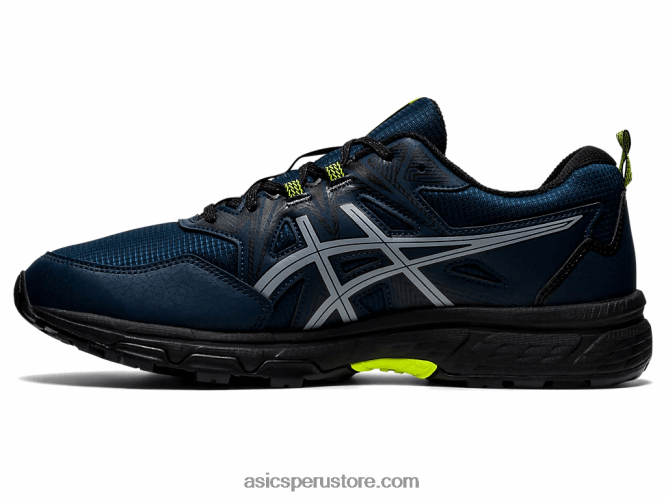 RPVB1628 azul francés/amarillo de seguridad Asics punzón gel-venture 8