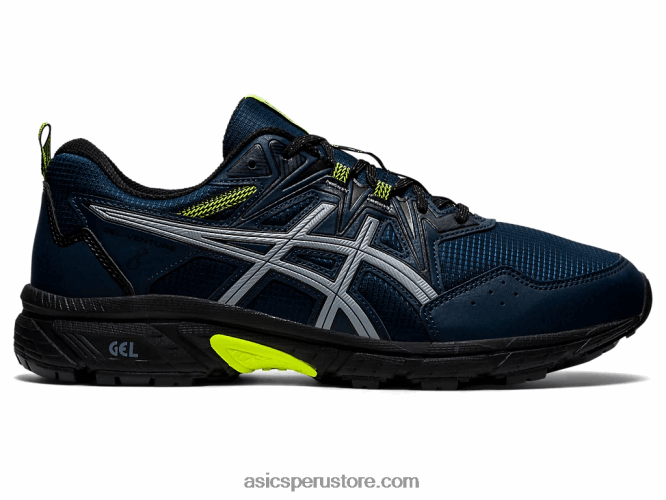 RPVB1628 azul francés/amarillo de seguridad Asics punzón gel-venture 8