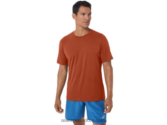 RPVB163 especias latte brezo Asics camiseta de manga corta hthr tech para hombre