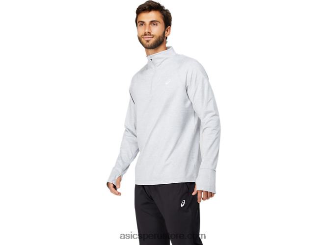 RPVB1633 brezo gris claro Asics cremallera de hombre thermopolis