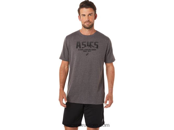 RPVB1637 brezo gris oscuro Asics 1977 mtn camiseta