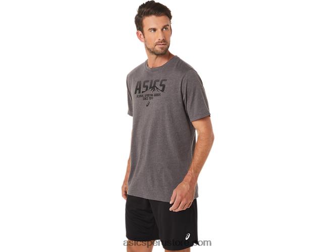 RPVB1637 brezo gris oscuro Asics 1977 mtn camiseta