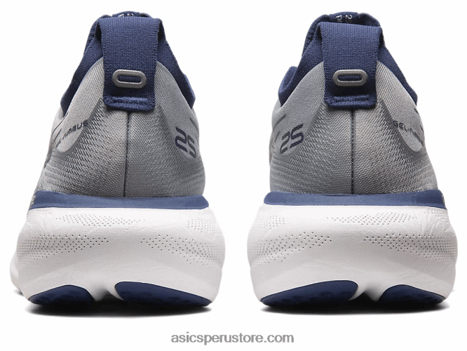 RPVB164 yeso/azul índigo Asics gel-nimbus 25 extra ancho