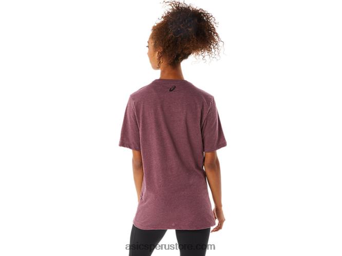 RPVB1643 Brezo profundo de Marte Asics playera de manga corta a rayas