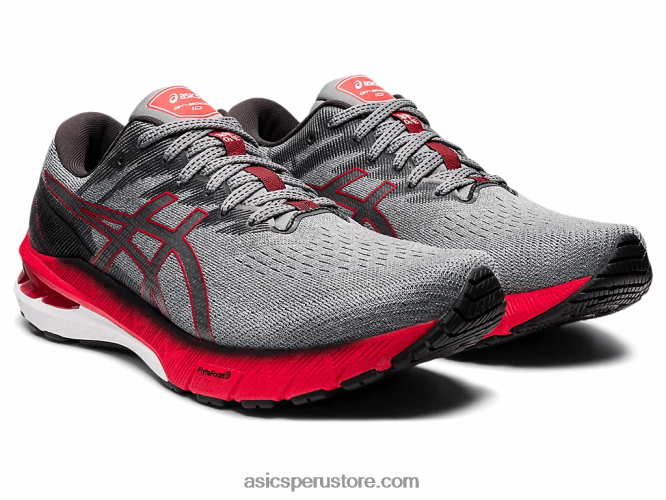 RPVB1646 gris medio/rojo eléctrico Asics gt-2000 10