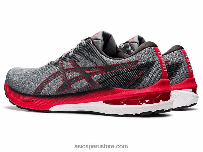 RPVB1646 gris medio/rojo eléctrico Asics gt-2000 10