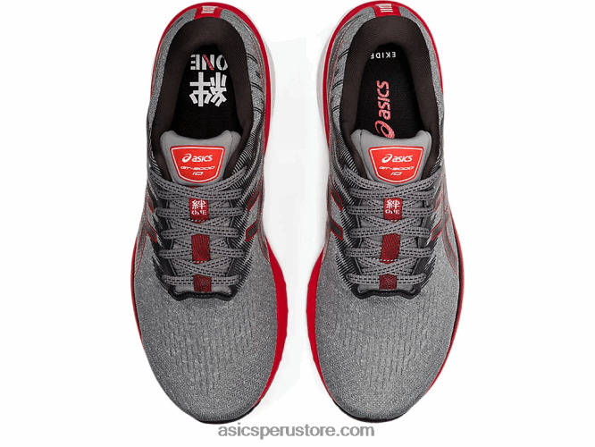RPVB1646 gris medio/rojo eléctrico Asics gt-2000 10