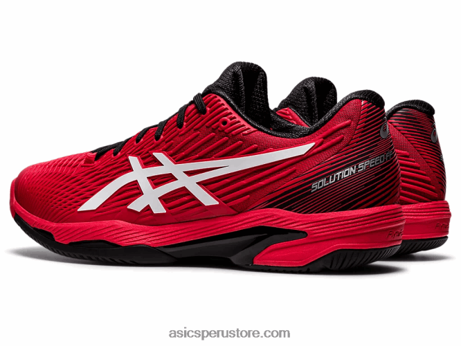 RPVB1660 rojo eléctrico/blanco Asics velocidad de solución ff 2