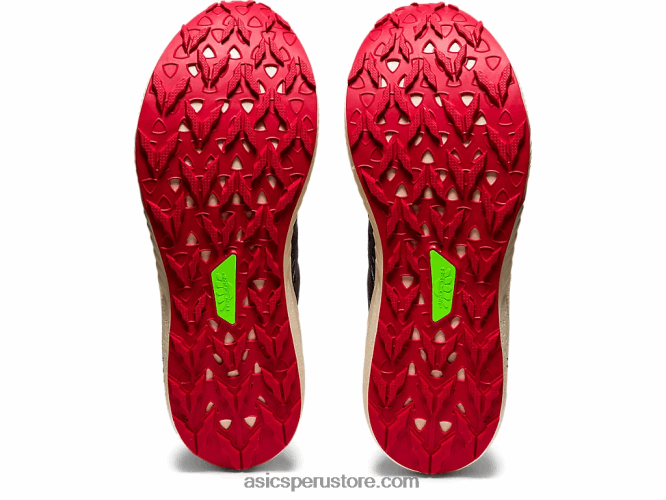 RPVB1661 negro/rojo eléctrico Asics fuji lite 2