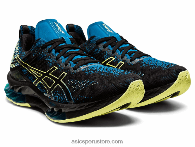 RPVB1680 negro/amarillo brillante Asics explosión de gel-kinsei