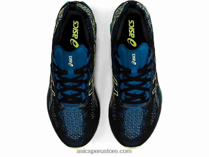 RPVB1680 negro/amarillo brillante Asics explosión de gel-kinsei