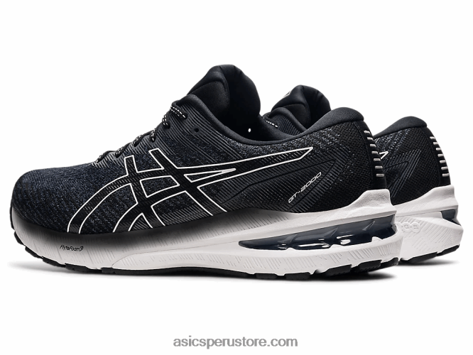 RPVB1691 blanco negro Asics gt-2000 10 extra ancho