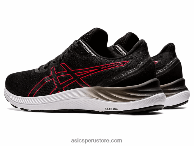RPVB1696 negro/rojo eléctrico Asics gel-excite 8