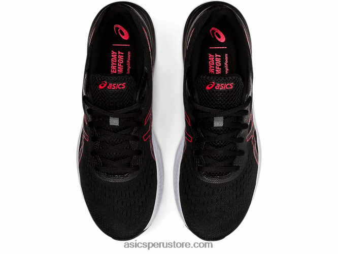 RPVB1696 negro/rojo eléctrico Asics gel-excite 8