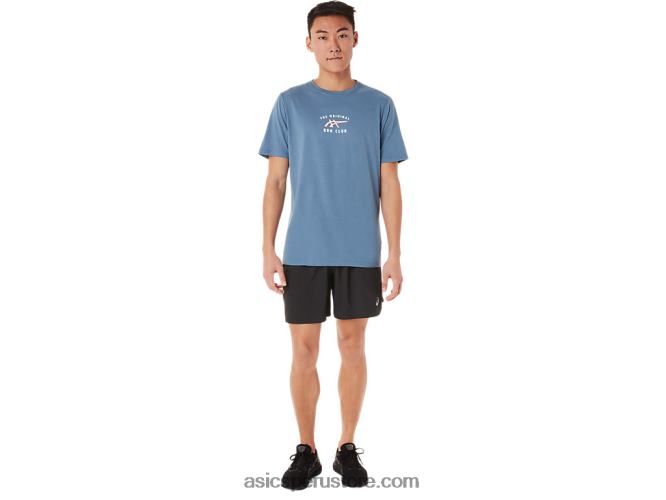 RPVB1700 tormenta azul Asics camiseta de manga corta del club de carrera
