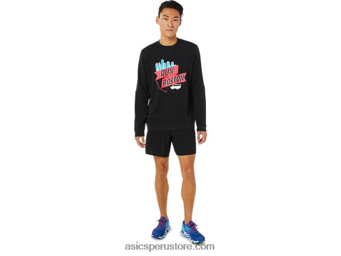 RPVB1702 rendimiento negro Asics tripulación bos de los hombres