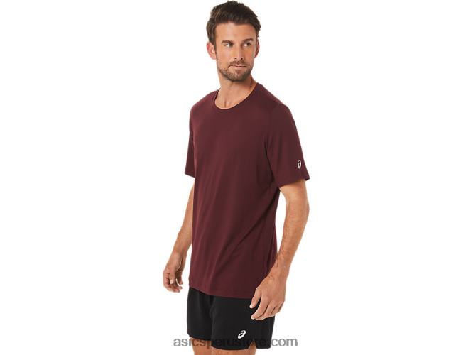 RPVB1703 Brezo profundo de Marte Asics camiseta de manga corta hthr tech para hombre