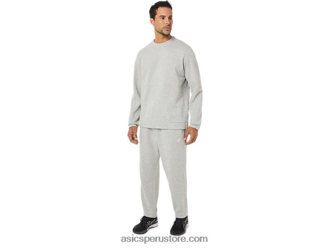 RPVB1704 brezo gris claro Asics pantalón tapered polar hombre