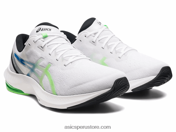 RPVB1727 blanco/lima brillante Asics pulso de gel 13