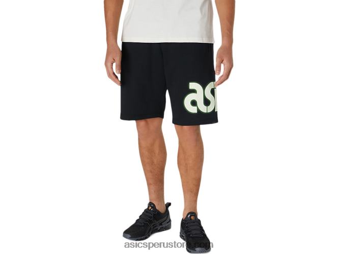 RPVB1735 rendimiento negro Asics corto de los hombres