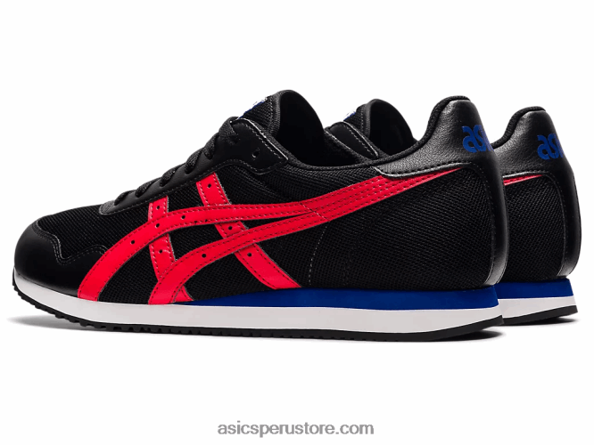 RPVB1740 negro/rojo eléctrico Asics corredor de tigre