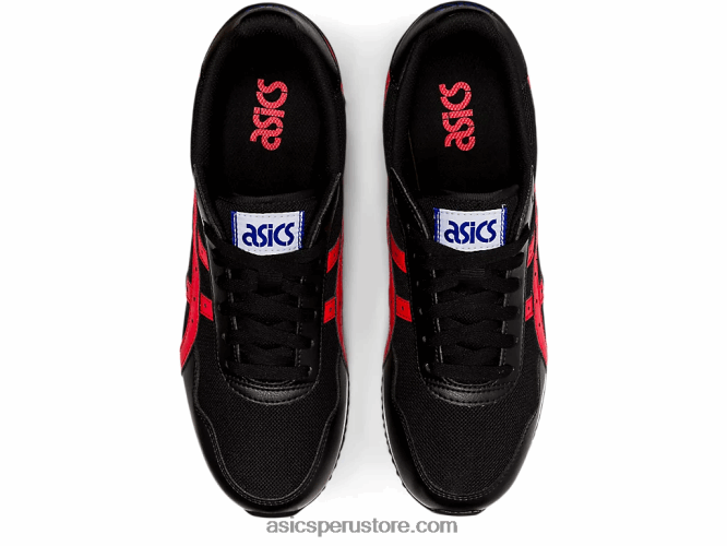 RPVB1740 negro/rojo eléctrico Asics corredor de tigre