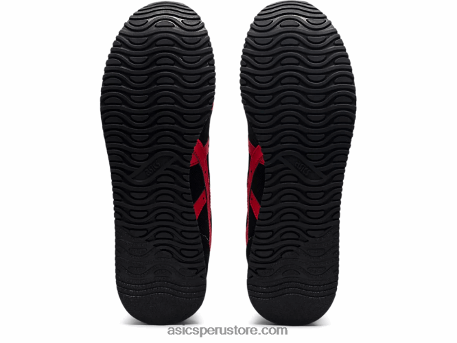 RPVB1740 negro/rojo eléctrico Asics corredor de tigre