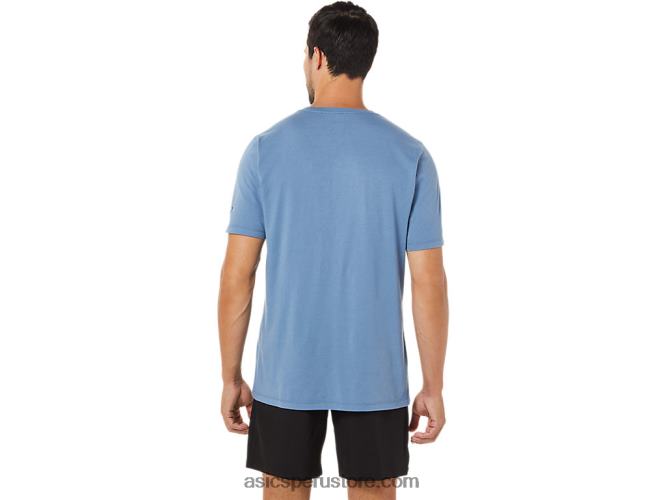 RPVB1742 tormenta azul Asics camiseta manga corta pincel