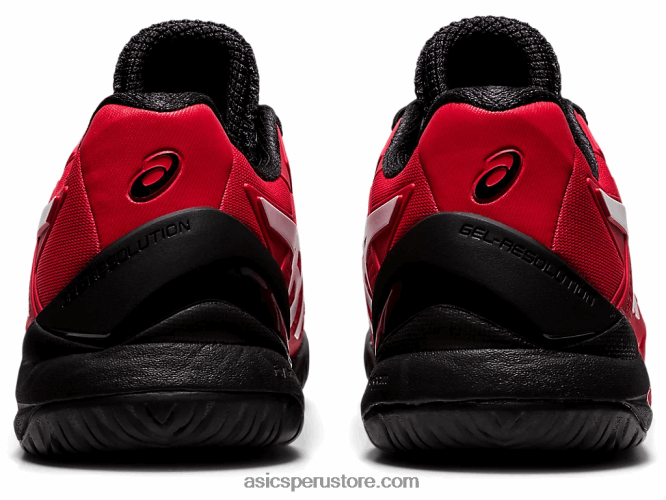 RPVB1747 rojo eléctrico/blanco Asics resolución de gel 8