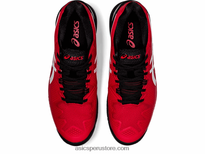 RPVB1747 rojo eléctrico/blanco Asics resolución de gel 8
