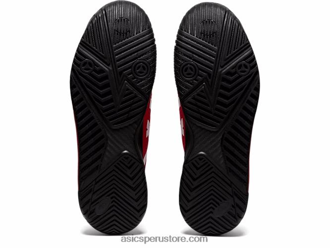 RPVB1747 rojo eléctrico/blanco Asics resolución de gel 8