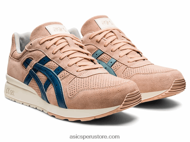 RPVB1754 albaricoque pálido/azul Asics gt-ii