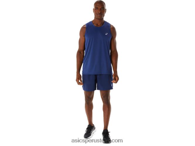 RPVB176 azul índigo Asics camiseta de lyte confeccionada para hombre