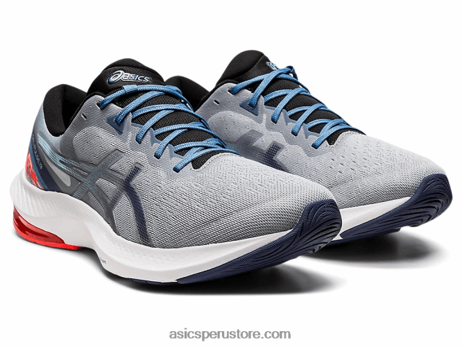 RPVB1762 gris piedmont/azul trueno Asics pulso de gel 13