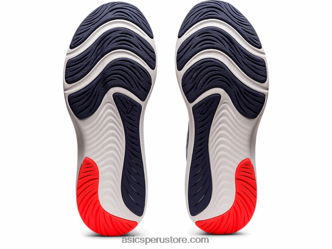 RPVB1762 gris piedmont/azul trueno Asics pulso de gel 13