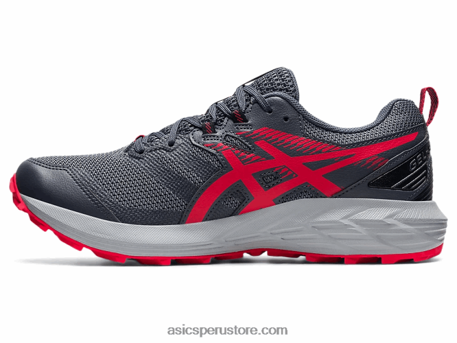 RPVB1777 gris portador/rojo eléctrico Asics gel-sonoma 6