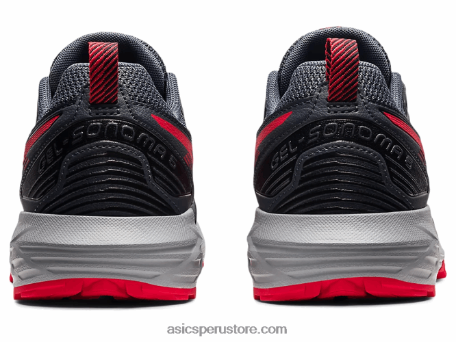 RPVB1777 gris portador/rojo eléctrico Asics gel-sonoma 6