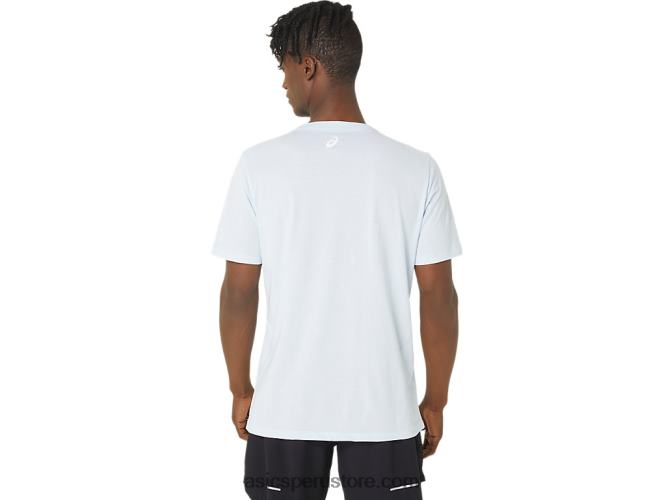 RPVB179 cielo suave Asics camiseta gráfica unisex de atletismo