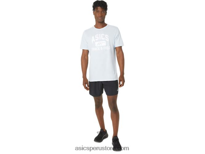 RPVB179 cielo suave Asics camiseta gráfica unisex de atletismo