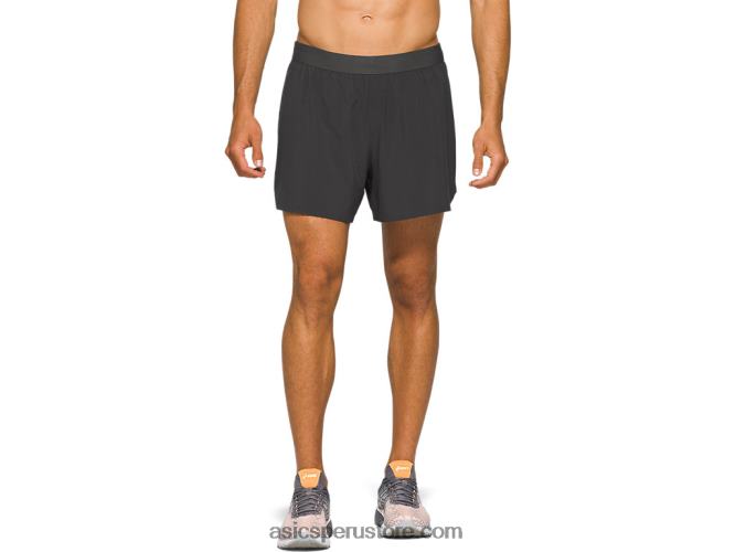 RPVB1790 gris grafito Asics carretera hombre 2-n-1 5in short