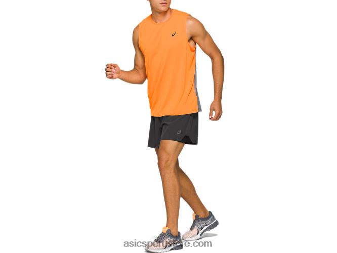 RPVB1790 gris grafito Asics carretera hombre 2-n-1 5in short