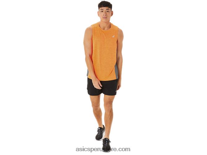 RPVB18 pop naranja/rock de hoja Asics Camiseta de tirantes para hombre Train Sana Muscle