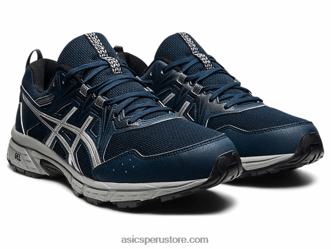 RPVB1804 azul francés/plata pura Asics gel-venture 8 extra ancho